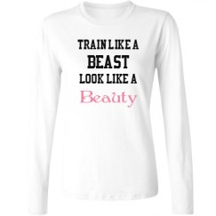 Ladies Relaxed Fit Basic Long Sleeve Tee