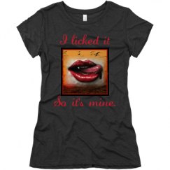Ladies Slim Fit Super Soft Triblend Tee