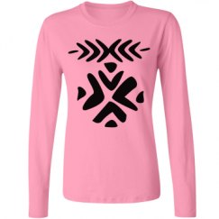 Ladies Relaxed Fit Basic Long Sleeve Tee