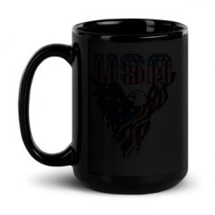 15oz Black Glossy Mug