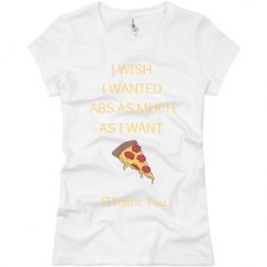 Ladies Slim Fit Basic Promo Jersey Tee