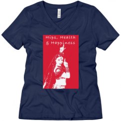 Ladies Relaxed Fit V-Neck Tee