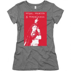 Ladies Slim Fit Super Soft Triblend Tee