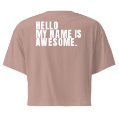 Ladies Festival Cali Crop Top Tee