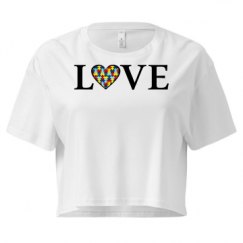 Ladies Festival Cali Crop Top Tee