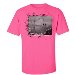 Unisex Ultra Cotton Safety Neon Crewneck Tee