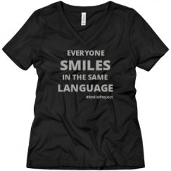 Ladies Relaxed Fit V-Neck Tee