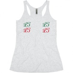 Ladies Slim Fit Super Soft Racerback Triblend Tank