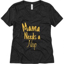 Ladies Relaxed Fit Super Soft Triblend V-Neck Tee