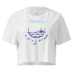 Ladies Festival Cali Crop Top Tee