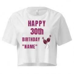 Ladies Festival Cali Crop Top Tee