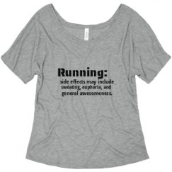 Ladies Flowy Slouchy Tee