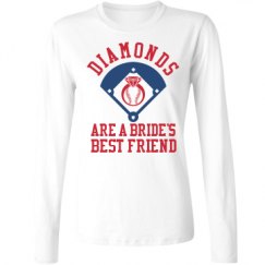 Ladies Relaxed Fit Basic Long Sleeve Tee