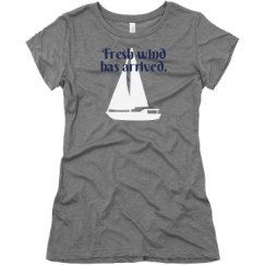 Ladies Slim Fit Super Soft Triblend Tee