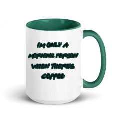 15oz Ceramic Mug with Color Inside