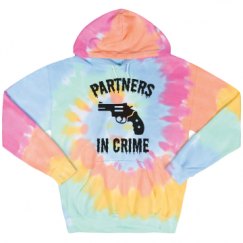 Unisex Tie-Dye Fleece Hoodie