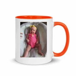 11oz Ceramic Mug with Color Inside