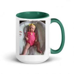 15oz Ceramic Mug with Color Inside