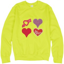 Unisex Neon Crewneck Sweatshirt