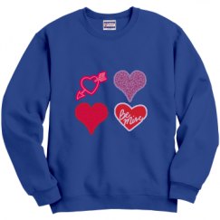 Unisex Film and Foil Crewneck Sweatshirt