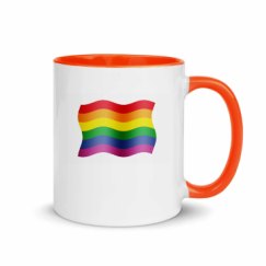 11oz Ceramic Mug with Color Inside