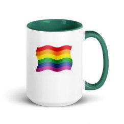 15oz Ceramic Mug with Color Inside