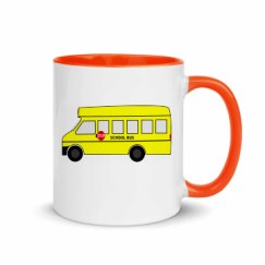 11oz Ceramic Mug with Color Inside