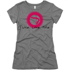 Ladies Slim Fit Super Soft Triblend Tee