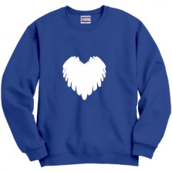 Unisex Film and Foil Crewneck Sweatshirt