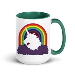 15oz Ceramic Mug with Color Inside