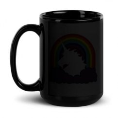 15oz Black Glossy Mug