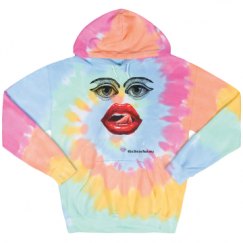 Unisex Tie-Dye Fleece Hoodie
