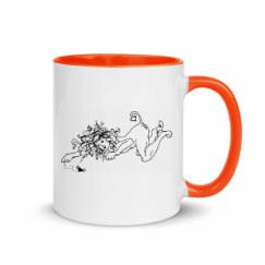 11oz Ceramic Mug with Color Inside