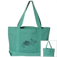 Lion Head Drawing Lucy LaRue Large Tote Bag