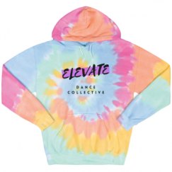 Unisex Tie-Dye Fleece Hoodie