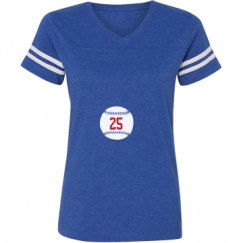 Ladies Relaxed Fit Vintage Sports Tee