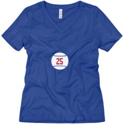 Ladies Relaxed Fit V-Neck Tee