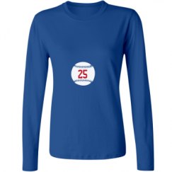 Ladies Relaxed Fit Basic Long Sleeve Tee