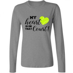 Ladies Relaxed Fit Basic Long Sleeve Tee