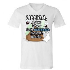 Unisex V-Neck Jersey Tee