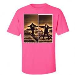 Unisex Ultra Cotton Safety Neon Crewneck Tee