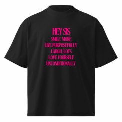 Unisex Organic Oversized High Neck T-Shirt