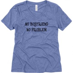 Ladies Relaxed Fit Super Soft Triblend V-Neck Tee