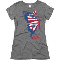 Ladies Slim Fit Super Soft Triblend Tee