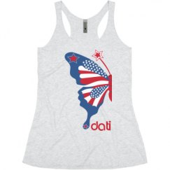 Ladies Slim Fit Super Soft Racerback Triblend Tank