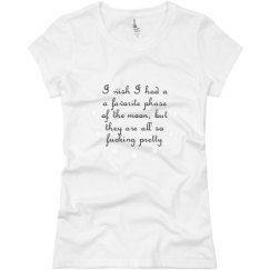 Ladies Slim Fit Basic Promo Jersey Tee