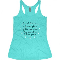 Ladies Slim Fit Super Soft Racerback Triblend Tank