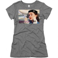 Ladies Slim Fit Super Soft Triblend Tee