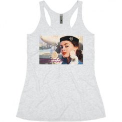 Ladies Slim Fit Super Soft Racerback Triblend Tank