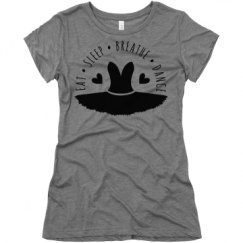 Ladies Slim Fit Super Soft Triblend Tee